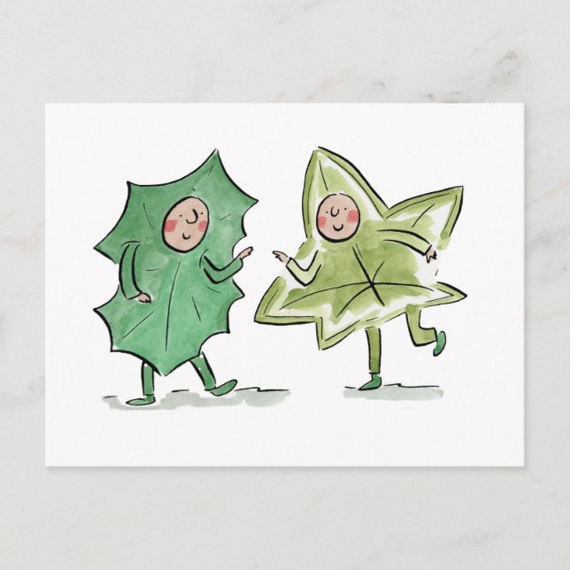 Cartão Postal A Holly e a Ivy (Frente)