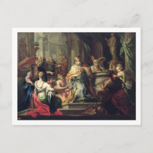 Cartão Postal A Idolatria de Salomão, c.1735 (óleo sobre tela)