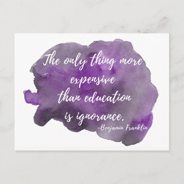 Cartão Postal A ignorância é Cartaz Cartaz Carretado para a Resi (Frente)