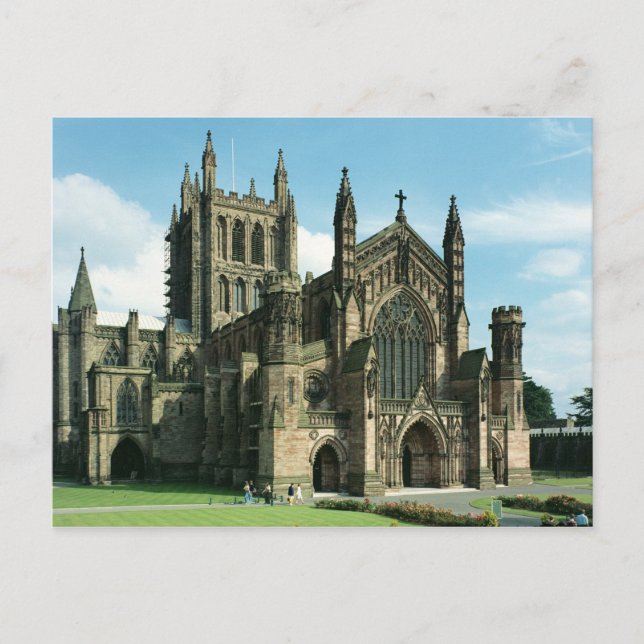 Cartão Postal A Igreja Catedral da Virgem Abençoada Maria e (Frente)