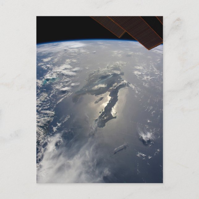 Cartão Postal A Ilha De Hispaniola Com Sunglin (Frente)