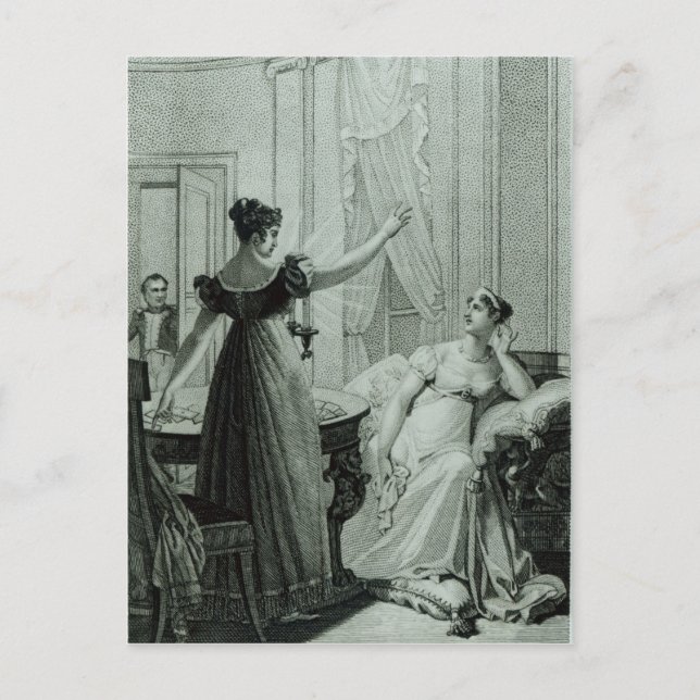 Cartão Postal A Imperatriz Josephine revela a profecia (Frente)