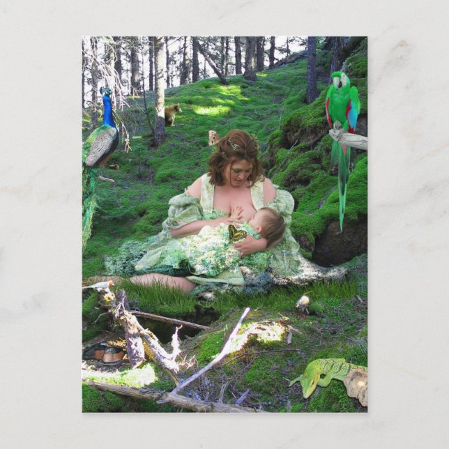 Cartão Postal A Imperatriz Tarot Card Art (Frente)