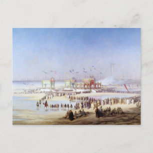 Cartão Postal A inauguração do Canal de Suez