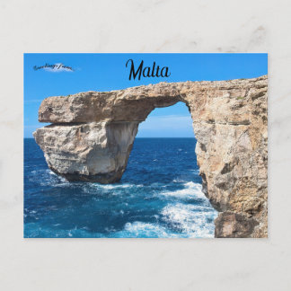 Cartão Postal A Janela Azure Gozo Malta