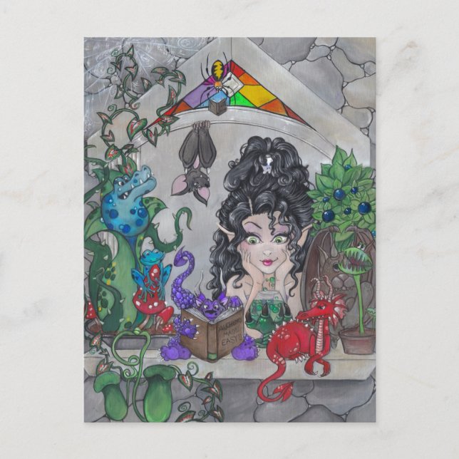 Cartão postal "A Janela Gótica" (Frente)