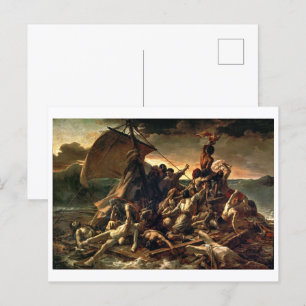 Cartão Postal A Jangada da Medusa Théodore Géricault