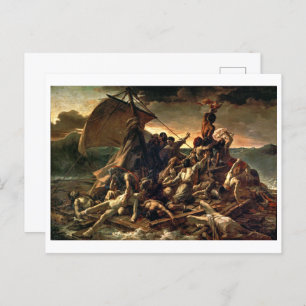 Cartão Postal A jangada de Medusa Théodore Géricault