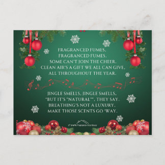 Cartão Postal A Jingle Bells Holiday Parody - Jingle Smells