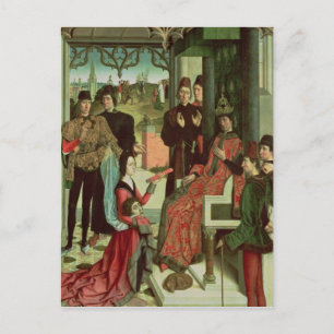 Cartão Postal A Justiça do Imperador Otto: Julgamento pelo Fogo