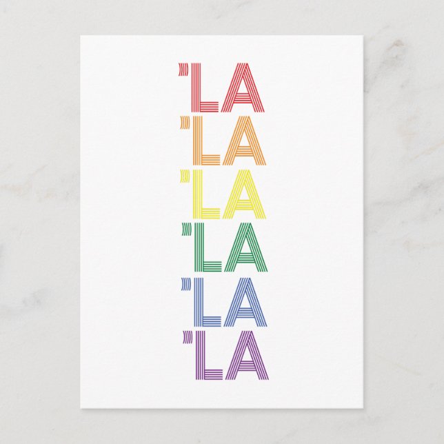 Cartão Postal A Kamala Harris LGBTQ Eleição Americana  (Frente)