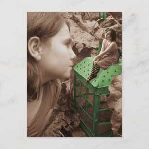 Cartão Postal A lanterna verde.