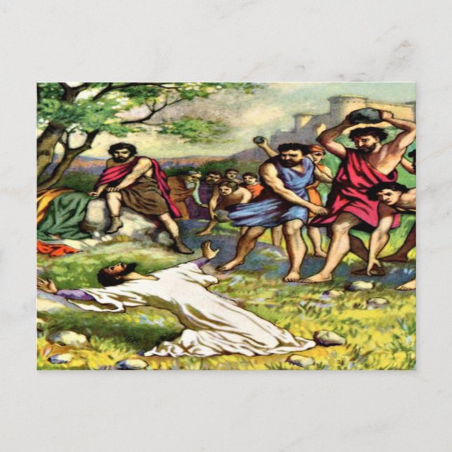 Cartão Postal A lapidação (Frente)