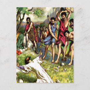 Cartão Postal A lapidação