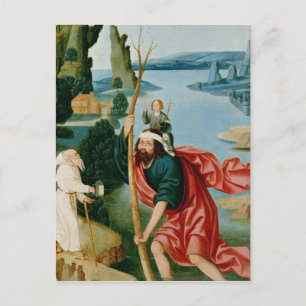 Cartão Postal A legenda de St Christopher