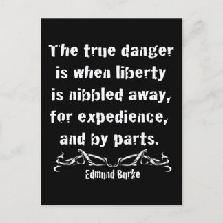 Cartão Postal A liberdade é mordiscada afastado