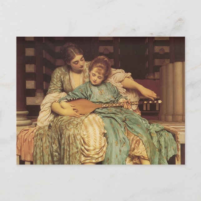 Cartão Postal A lição de música (Frente)