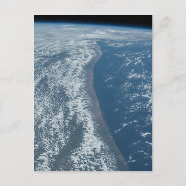 Cartão Postal A Linha Costeira Do Oceano Índico Do Quénia E Da S (Frente)