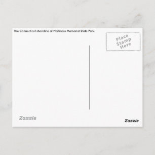 Cartão Postal A linha de costa do Connecticut