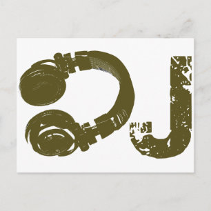 Cartão Postal A lista DJ