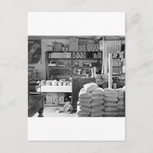 Cartão Postal A Loja Geral, Moundville, Alabama: 1936