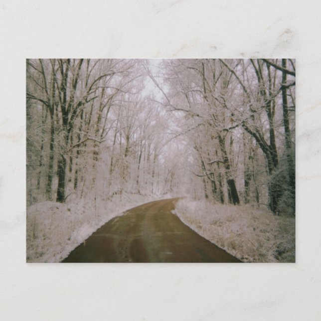 Cartão Postal A longa estrada (Frente)