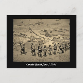 Cartão Postal A Longa Linha Da Praia De Omaha