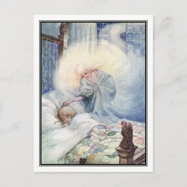 Cartão Postal A Lua por Anne Anderson (Frente)