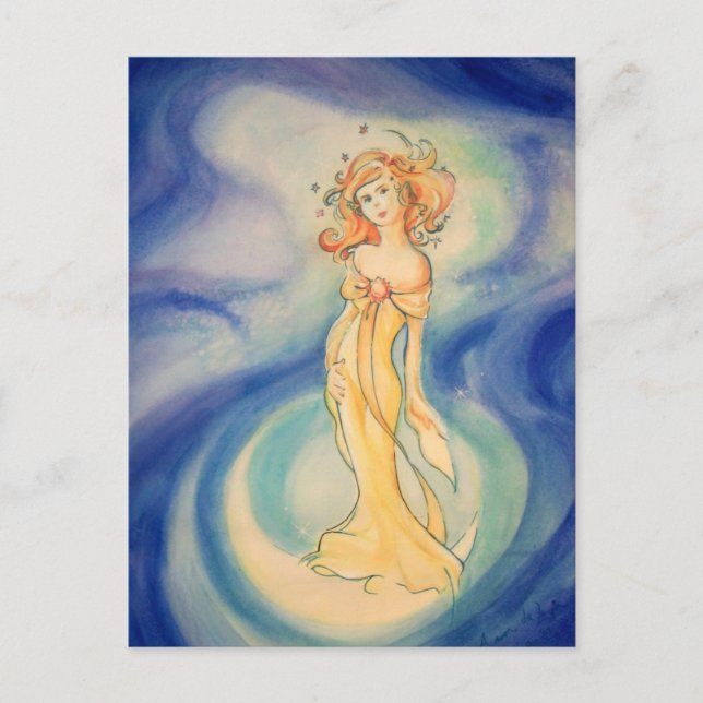 Cartão Postal A Lua Sob Seus Pés (Frente)