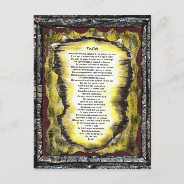 Cartão Postal A Luta (Frente)