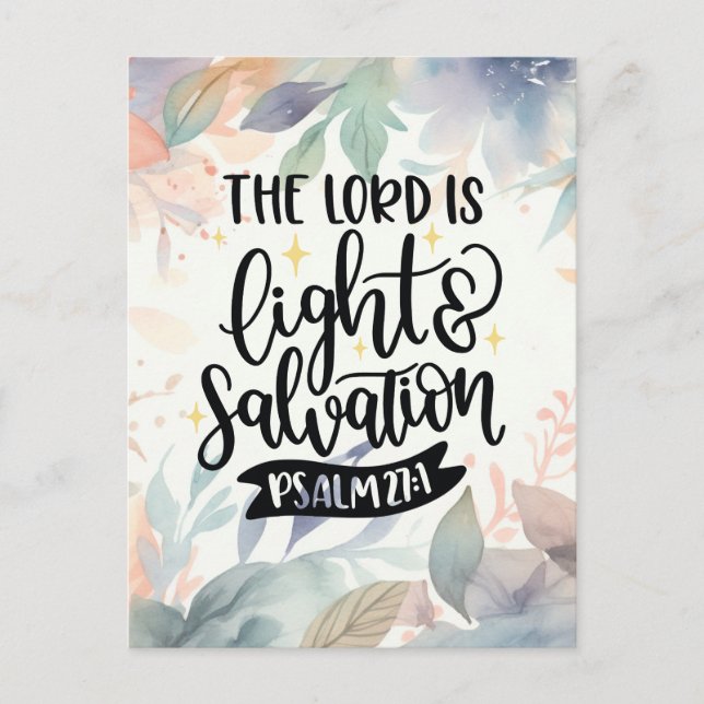 Cartão Postal A luz da minha alma (Frente)