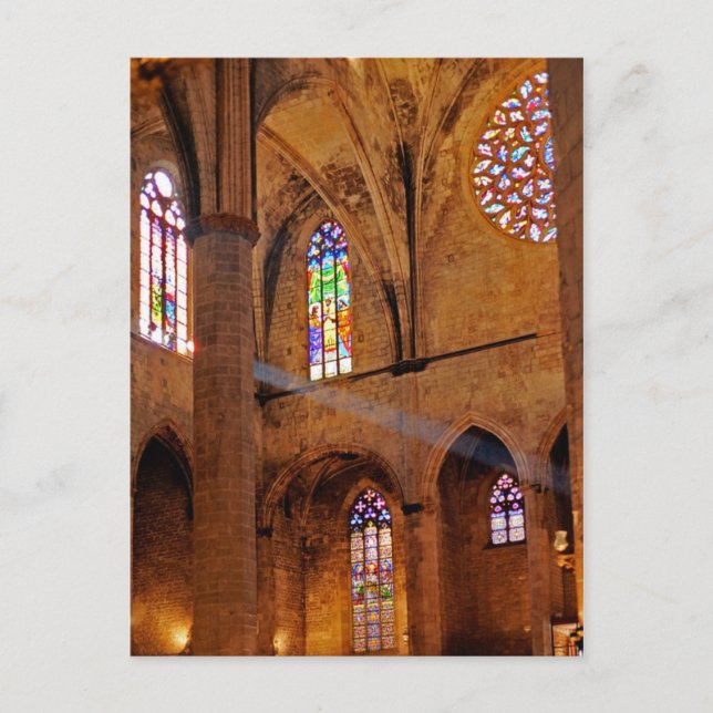 Cartão Postal A luz de Deus (Frente)