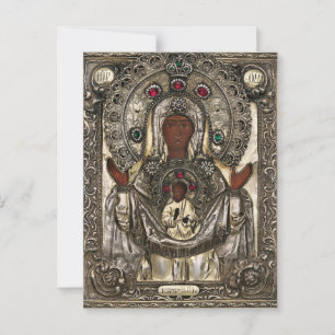 Cartão Postal A Mãe de Deus do Sinal