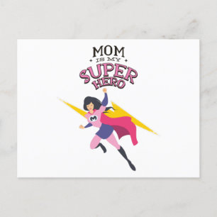 Cartão Postal A mãe é minha super-heroína