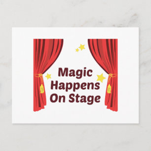 Cartão Postal A Magia Acontece