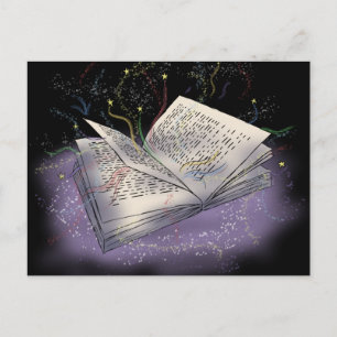Cartão Postal A Magia da Leitura do Cartão-Postal