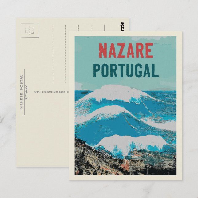 Cartão Postal A maior ilustração das ondas do nazismo (Frente/Verso)