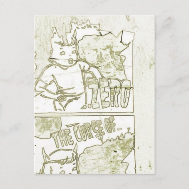 Cartão Postal A Maldição do Zero (Frente)