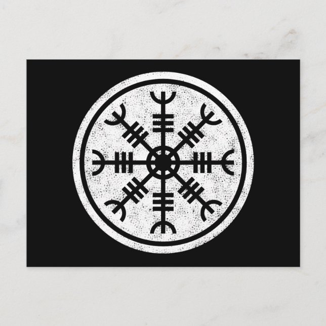 Cartão Postal A Mão De Awe Vikings (Frente)