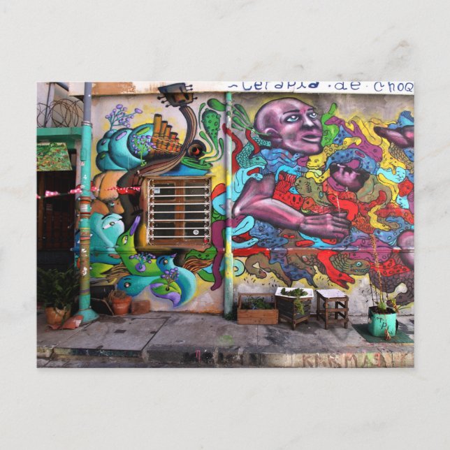 Cartão Postal A Mão Do Artista (Frente)