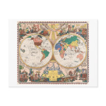 A map of the world (1682) by John Playford.