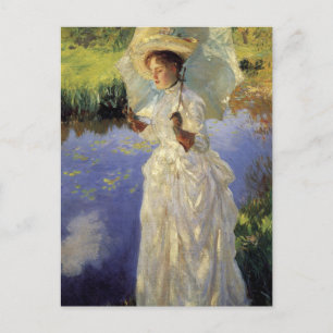 Cartão Postal A Marcha da Manhã de John Singer Sargent