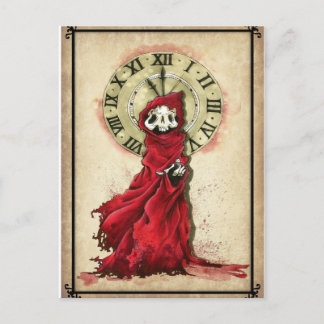 Cartão Postal A Máscara da Morte Rubra, Edgar Allan Poe