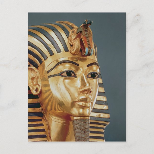 Cartão Postal A máscara funerária de Tutankhamun (Frente)