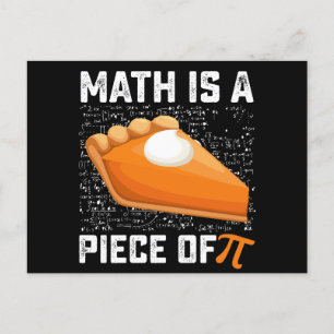 Cartão Postal A Matemática Da Pi Day Pie Pie É Uma Peça