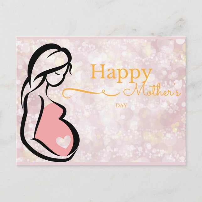 Cartão Postal A maternidade não deve ser uma condição pré-existe (Frente)