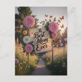 Cartão Postal A Melhor Mãe de Todas - Celebração do Dia das Mães