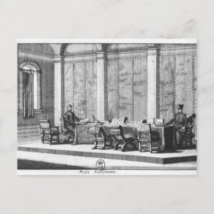 Cartão Postal A Mesa de Inquisição