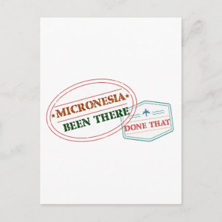 Cartão Postal A Micronésia Lá Fez Isso