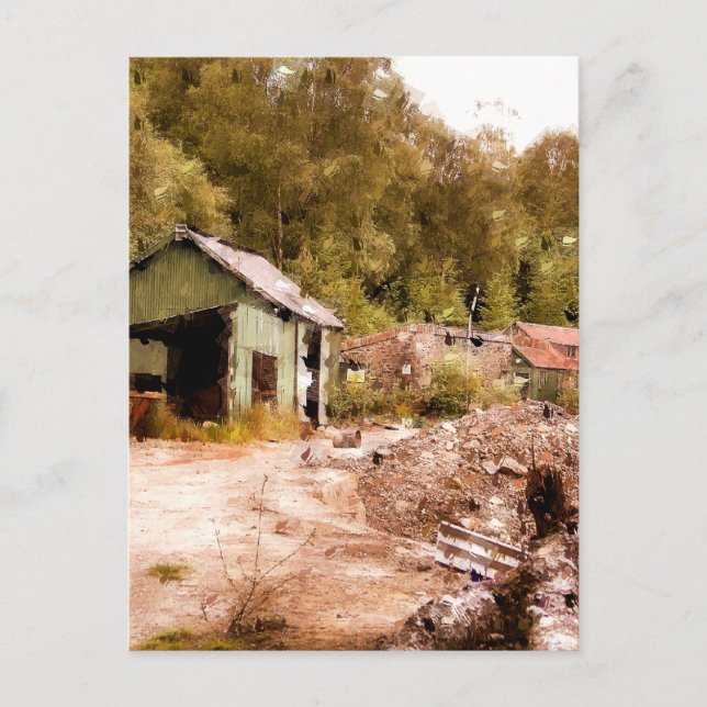 CARTÃO POSTAL A MINA DOURADA ANTIGA (Frente)